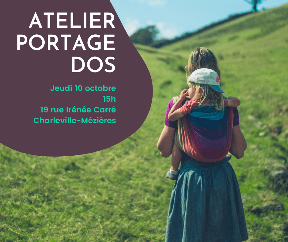 Atelier portage dos