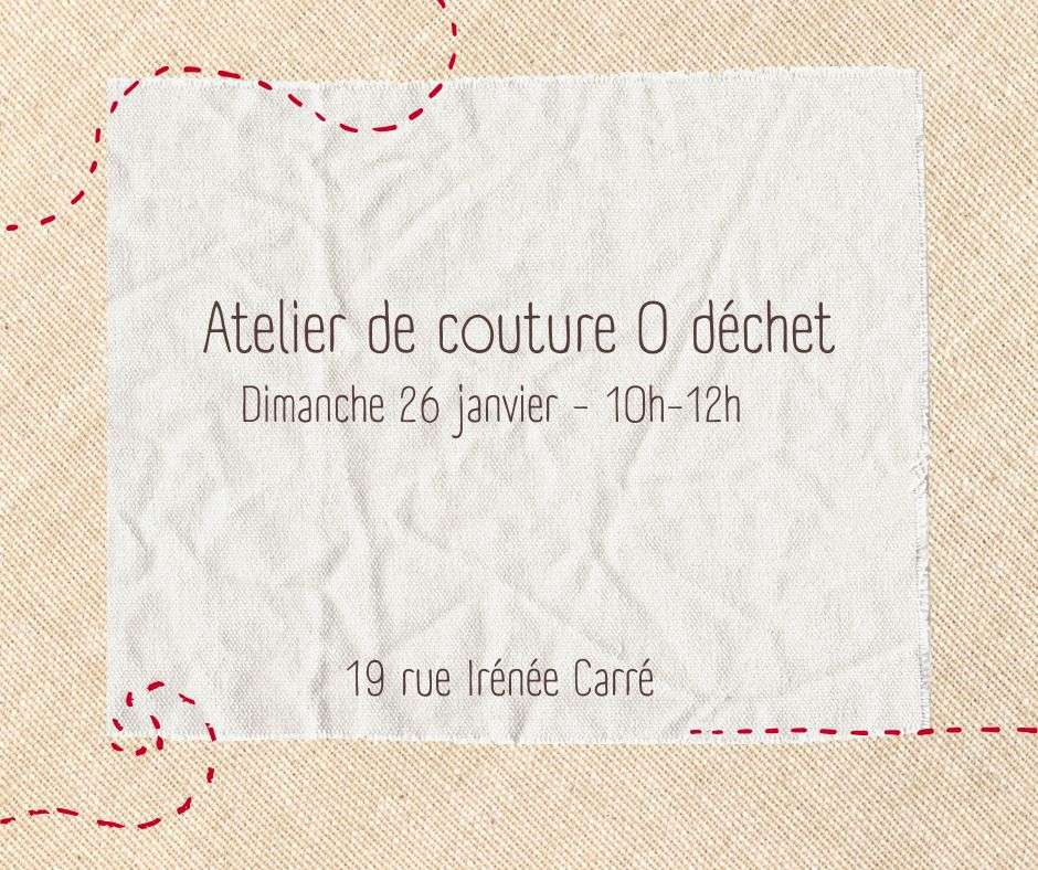 atelier de couture 0 déchet